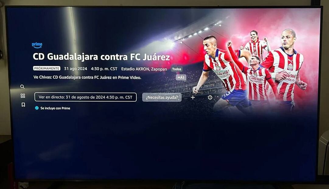 El juego de Chivas vs Juárez será transmitido por primera vez en Amazon Prime. Foto: Especial