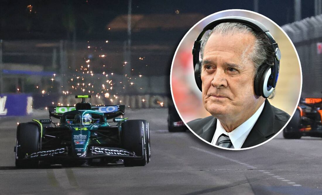 ¿Raúl Orvañanos a la Fórmula 1? Así serían sus narraciones. FOTOS: Imago7 / EFE