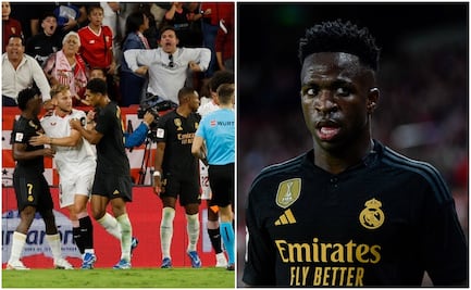 Vinícius es víctima de RACISMO durante el partido entre Sevilla y Real Madrid