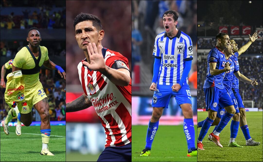 América vs Chivas y Cruz Azul vs Monterrey son las Semifinales del Clausura 2024. FOTOS: imago7