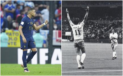 Los únicos dos jugadores en la historia de las Copas del Mundo en anotar un hat trick en la Final; el primero fue en 1966