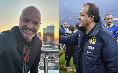 Luis García y Cuauhtémoc Blanco - Fotos: @garciaposti en Instagram e Imago7