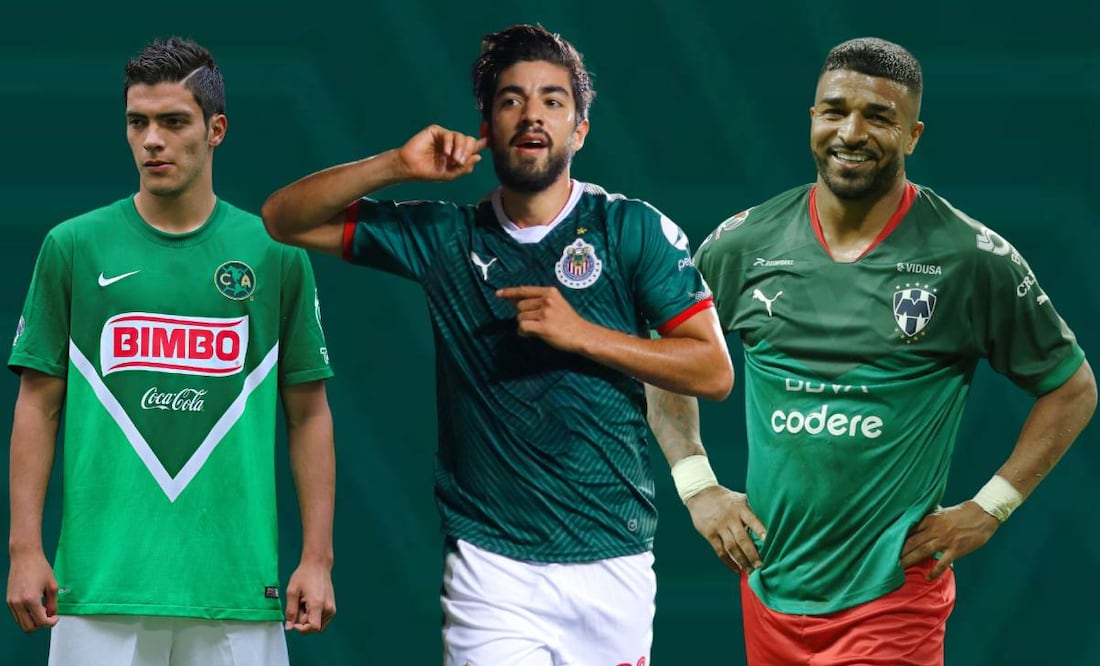 Varios equipos de la Liga MX han usado uniformes verdes inspirados en la Selección Mexicana. Foto: Especial