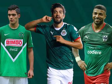 Equipos de Liga MX usaron uniforme verde en honor a la Selección Mexicana previo a un Mundial