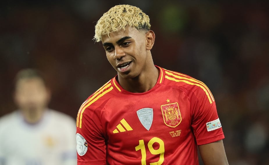 Lamine Yamal con la Selección Española Foto: EFE