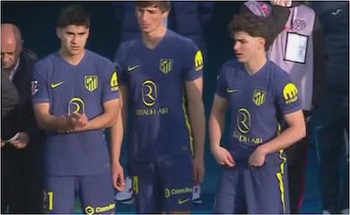 Obed Vargas sumó minutos con el Atlético de Madrid, pero no pudo evitar la derrota