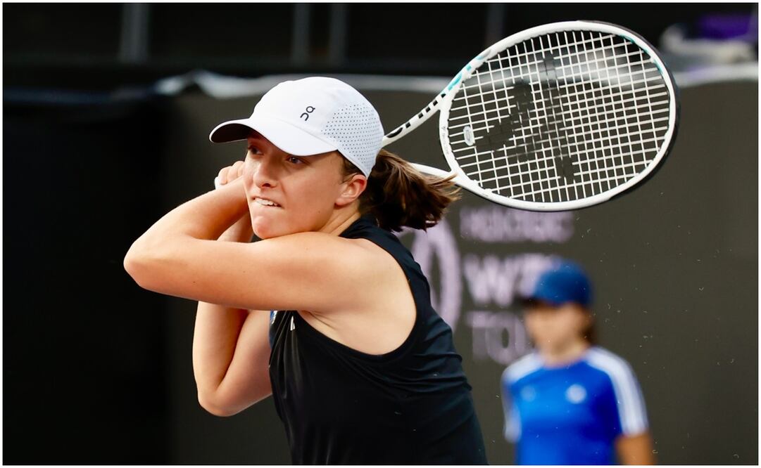Iga Swiatek ante Coco Gauff en las WTA Finals de Cancún / FOTO: Cortesía WTA Finals