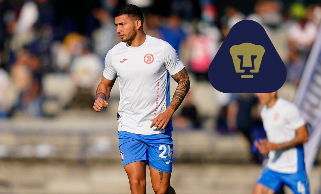 Juan Escobar en Ciudad Universitaria con Cruz Azul / FOTO: Imago7