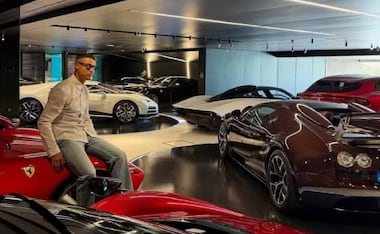 Así luce la lujosa colección de coches de Cristiano Ronaldo / Foto: Especiales