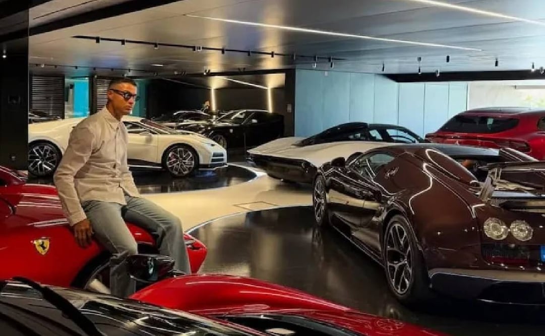 Así luce la lujosa colección de coches de Cristiano Ronaldo / Foto: Especiales