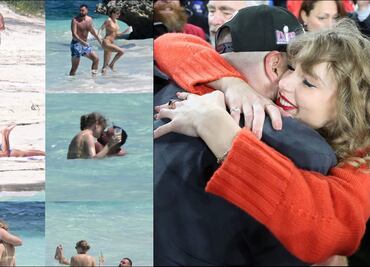 Travis Kelce y Taylor Swift anotan touchdown en las Bahamas