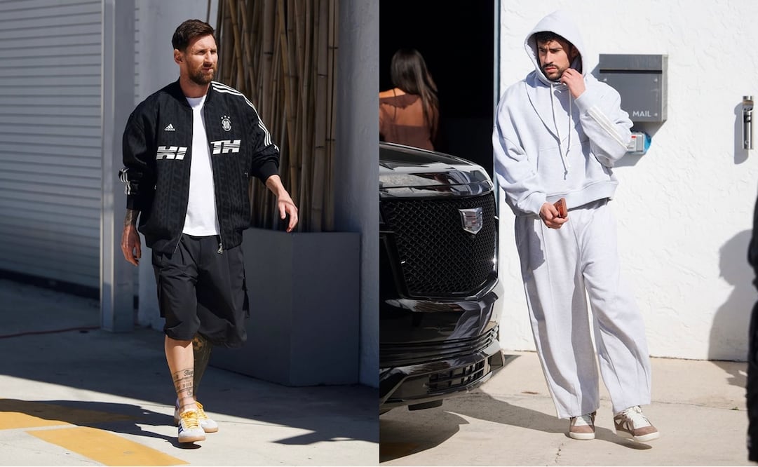 Lionel Messi y Bad Bunny en Miami - Foto: @AccessBadBunny en X