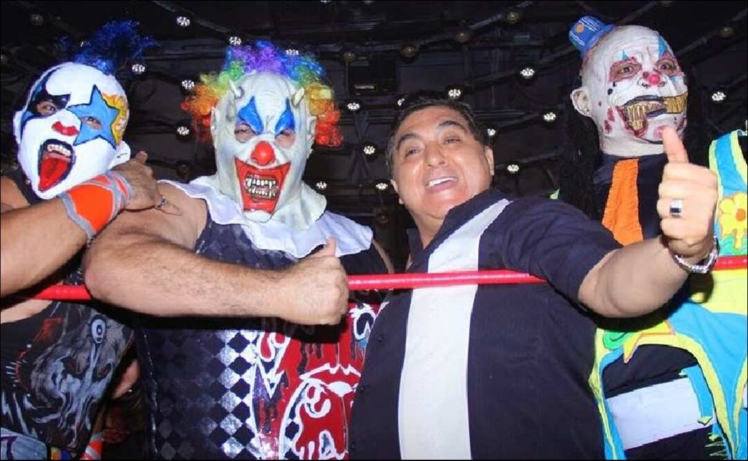 'Huicho Domínguez' junto a los Psycho Circus. FOTO: Especial