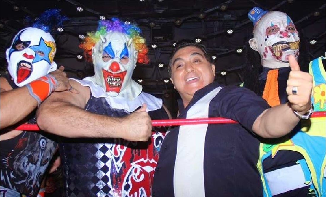 'Huicho Domínguez' junto a los Psycho Circus. FOTO: Especial