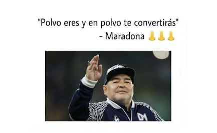 10 memes de Diego Armando Maradona tras su muerte 