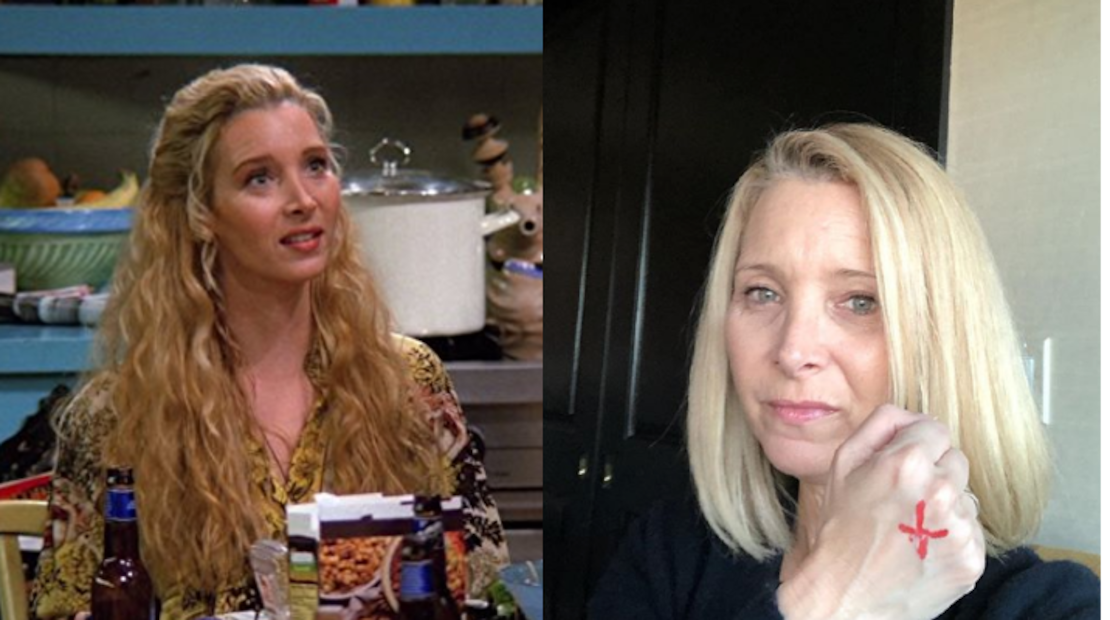 El antes y después de Lisa Kudrow, la divertida Phoebe en "Friends"