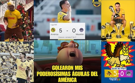 América arrasa a Mazatlán y la afición azulcrema celebra con MEMES