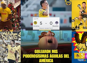 América arrasa a Mazatlán y la afición azulcrema celebra con MEMES