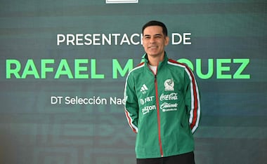 Rafael Márquez en su presentación como técnico de la Selección Mexicana / Foto: AFP
