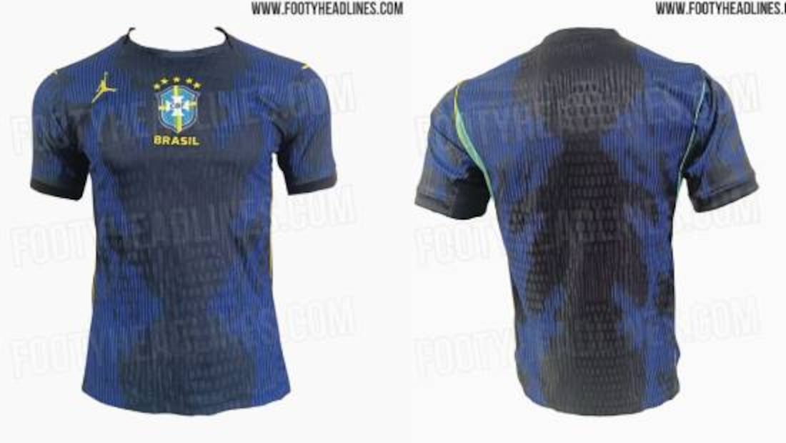 Esta sería la playera de visita que Brasil usará en el Mundial 2026. Foto: Especial