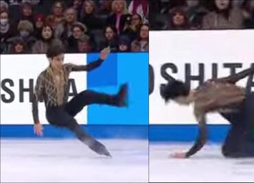 Donovan Carrillo sufre caída en Mundial de Patinaje Artístico y pone en riesgo su boleto olímpico