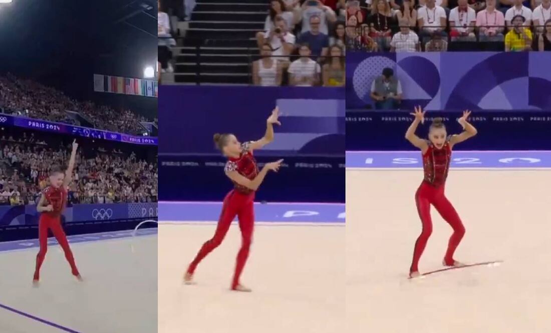 La ucraniana Taisiia Onofriichuk deslumbró con su rutina al ritmo de ‘Thriller’ de Michael Jackson. Foto: Especial