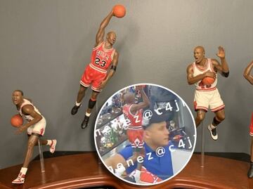 Roban figura de colección de Michael Jordan en Ciudad de México