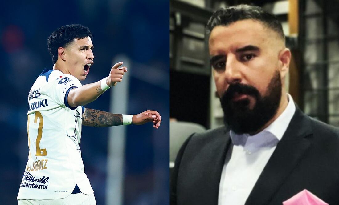 Leo Suárez festejando su gol ante América y Álvaro Morales enojado en ESPN / FOTOS: Imago7 y Captura