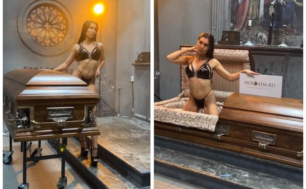 Video de funeraria con mujeres en lencería se hace viral 