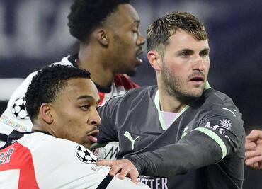 Santi Giménez y el Milan pierden ante el Feyenoord en el primer juego de los Play-Offs de la Champions League