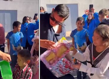 Luis Malagón se convirtió en un Rey Mago y le obsequió juguetes a los niños