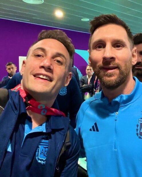 Mono Benavides sorprendió a sus seguidores compartiendo un emocionante video de Lionel Messi. Fuente: Instagram @gero.momo