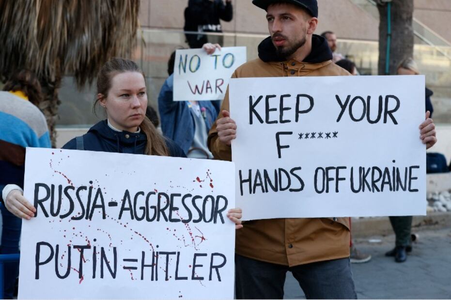 10 tristes y trágicas fotos del primer ataque de Rusia a Ucrania