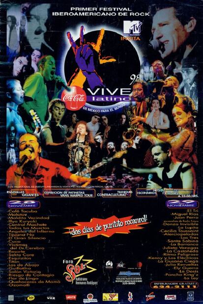 ¿Cuál fue tu favorito? 20 años del Vive Latino a través de sus carteles