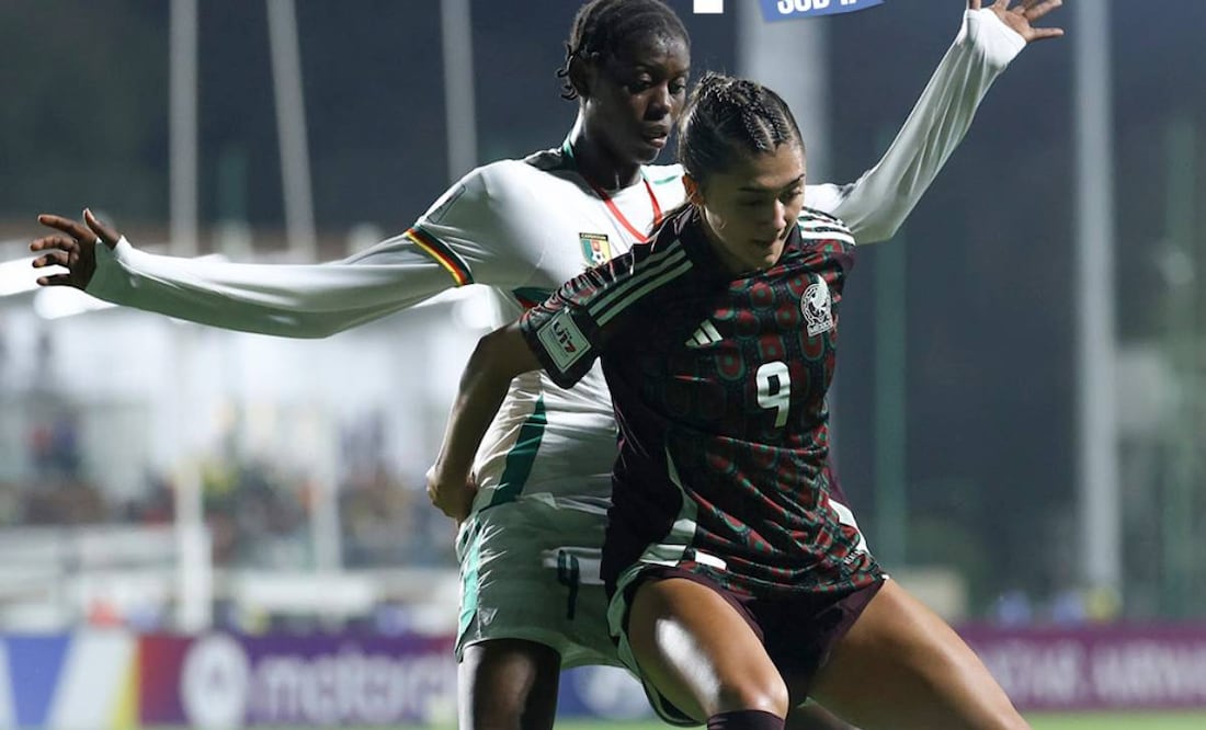 México venció con drama a Camerún y avanzó de ronda en el Mundial Femenil Sub-17. Foto: @Miseleccionfem