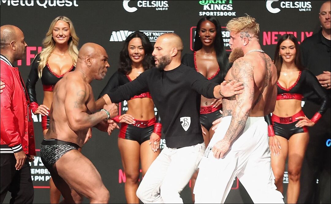 ¿Cuándo y dónde ver la pelea entre Mike Tyson y Jake Paul de este viernes 15 de noviembre? FOTO: AFP