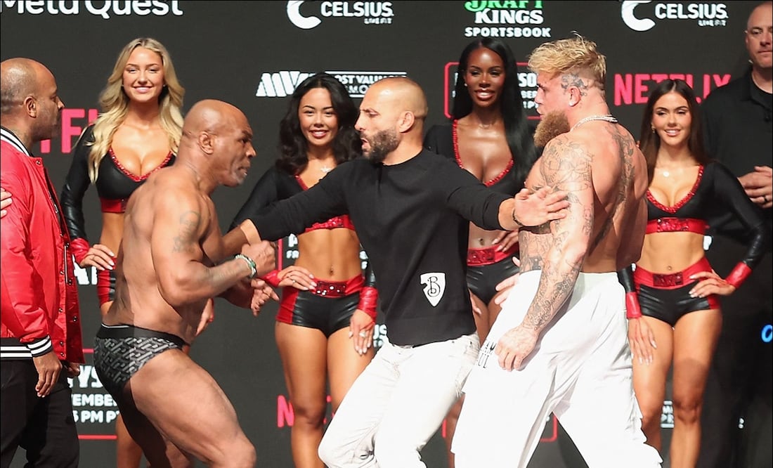 ¿Cuándo y dónde ver la pelea entre Mike Tyson y Jake Paul de este viernes 15 de noviembre? FOTO: AFP