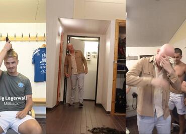 Jugadores del Kalmar AIK FK se raparon para apoyar a su capitán, quien lucha contra el cáncer