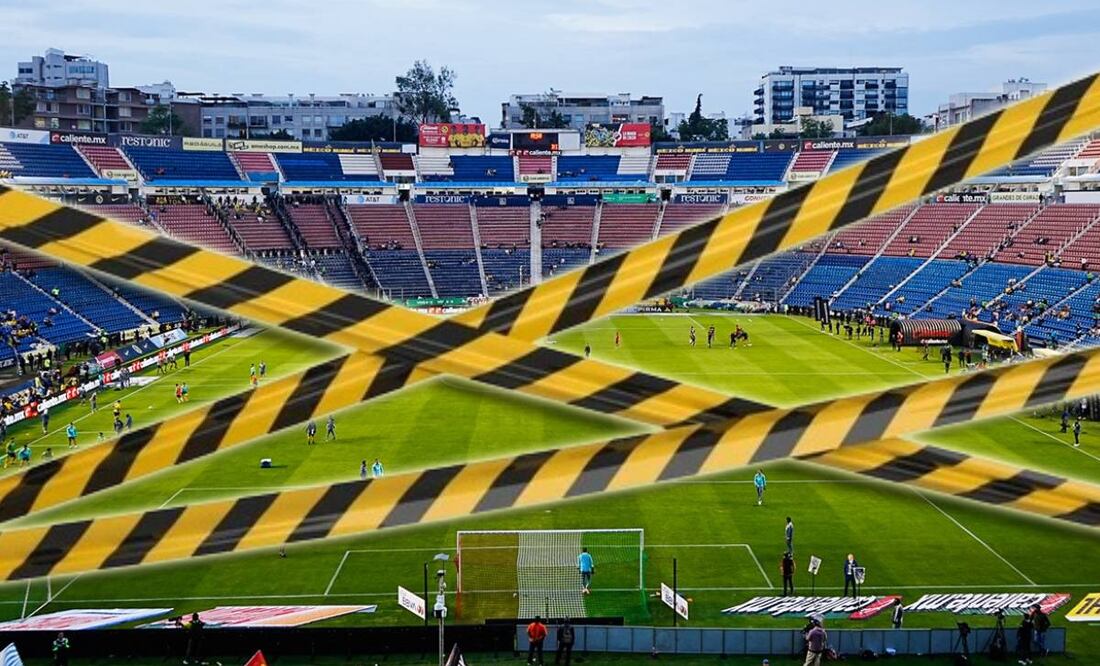 El Estadio Ciudad de los Deportes fue clausurado el pasado sábado 2 de noviembre por la Alcaldía Benito Juárez. FOTO: Imago7