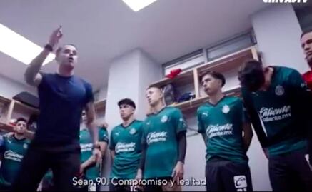 Fernando Gago motivó de esta manera a los jugadores de Chivas antes de enfrentar al Toluca en Liguilla