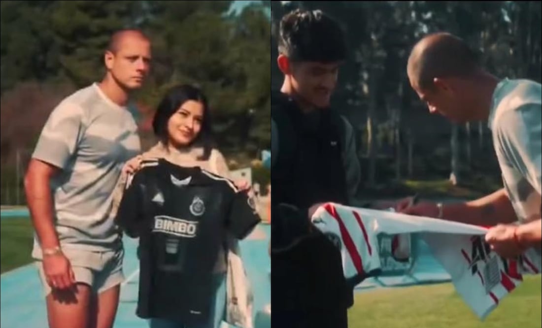 Chicharito Hernández está cada vez más cerca de Chivas y ya posó con la playera rojiblanca / FOTO: ESPECIAL