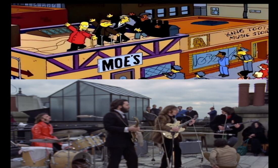 Fotos: Los Simpson/ 20th Century Fox Television y YouTube/TheBeatles