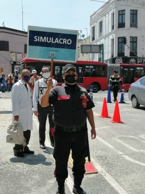 10 fotos de la CDMX en el Primer Simulacro Nacional 2021