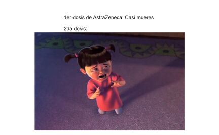 Vacunados con AstraZeneca reciben los efectos secundarios ¡con memes!