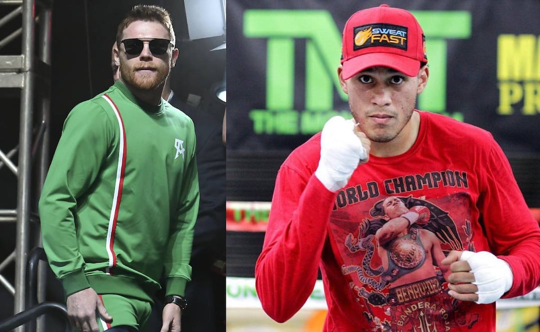 David Benavidez no podrá pelear ante Canelo Álvarez si no hay cláusula de rehidratación. Foto: Especial