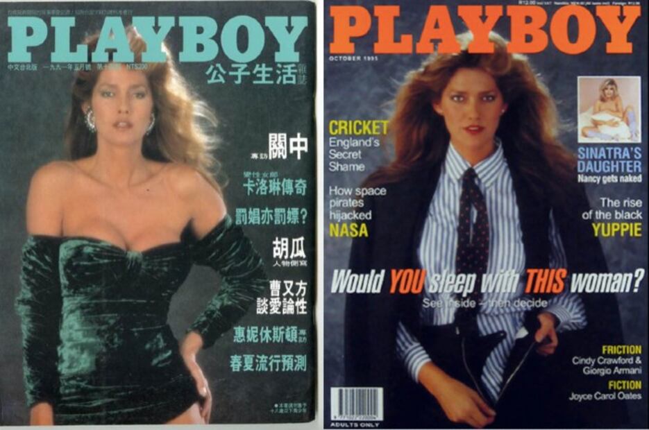 Caroline "Tula", la primera modelo trans en posar para Playboy en los 80