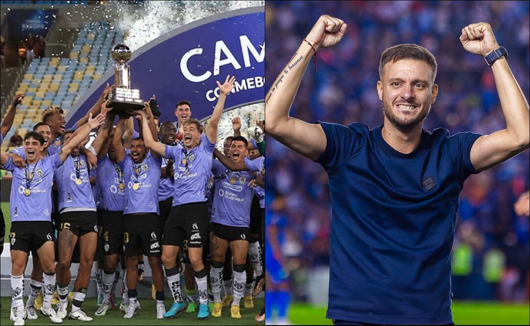 Martin Anselmi fue campeón con Independiente del Valle en la Recopa Sudamericana 2023. FOTO: Especial