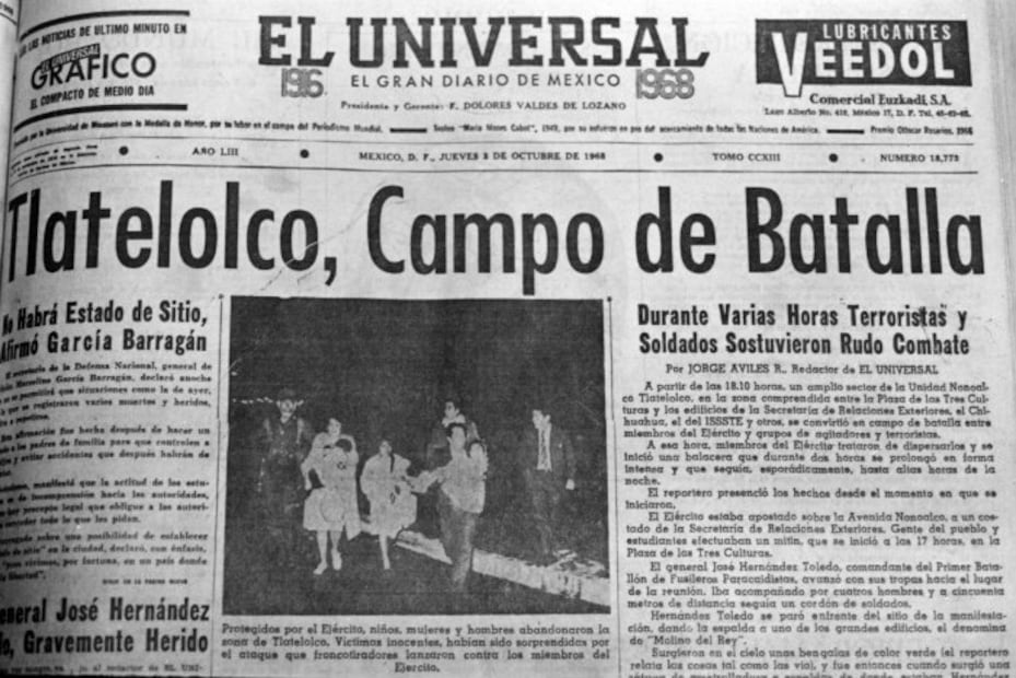 La prensa extranjera y la matanza estudiantil del 2 de octubre del 68