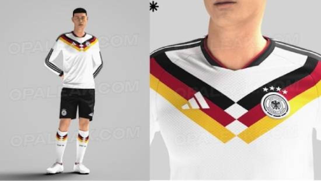 Esta sería el uniforme de Alemania para el Mundial de 2026. Foto: Especial