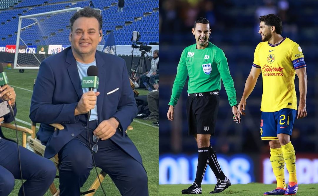 David Faitelson cree que el arbitraje está 'impulsando' al América para que llegue directo a la Liguilla. Foto: especial